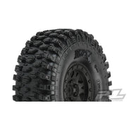 Proline 10128-10 Hyrax 1.9in Tyres Mounted on Impulse Black Plastic Internal Bead-Loc Wheels F/R 2pcs
