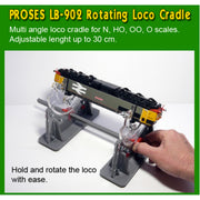 Proses LB-902 HO/OO/N Rotating Loco Cradle