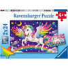 Ravensburger RB05677-4 Unicorn and Pegasus 2 x 24pc Jigsaw Puzzle