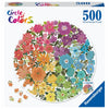 Ravensburger 17167-5 Circle of Colours Flowers 500pc Jigsaw Puzzle 4005556171675