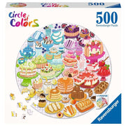 Ravensburger 17171-2 Circle of Colours Desserts and Pastries 500pc Jigsaw Puzzle 4005556171712