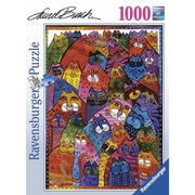 Ravensburger 19630-2 Burch Fantastic Felines Puzzle 1000pc*
