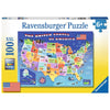 Ravensburger 10936-4 USA State Map Puzzle 100pc*