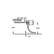 Kadee HO #32 Medium Overset Shank Small Gear Box Coupler | Metro Hobbies