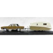 Road Ragers 1/87 1969 VG Valiant Regal and Highway Cruiser Caravan Set | Metro Hobbies