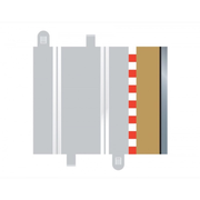 Scalextric C8223 Borders and Barriers Half Straight for SCA-C8207 | Metro Hobbies