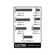 SPEED PACK - M3 Button Hd; 4 to 20