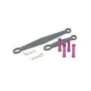Schumacher U3287 Carbon Fiber 4 + 2 Cell Strap & Posts