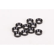 Schumacher U4155 Speed Pack M3 Csk Washers Black Alloy 10pc