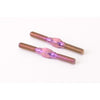 Schumacher U4326 Titanium Turnbuckle; purple - 30mm (pr)