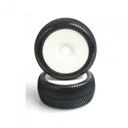 Schumacher Mini Pin Wheels 1/8 Pre-Glue Yellow Pair