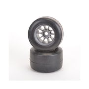 Schumacher XG-572 Pit Shimizu F1 Rear Tyre Med Pre-Glued 2pcs