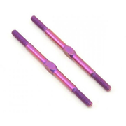 Schumacher U1573 Titanium Turnbuckle purple - 53mm (pr)