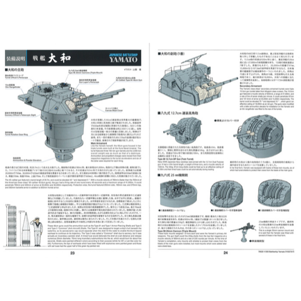 Tamiya 78025 1/350 Yamato Japanese Battleship Premium Edition