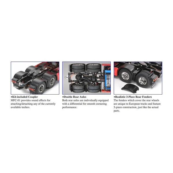 Tamiya 56323 Scania R620 Highline 1/14 Radio Controlled Truck Kit Red ...