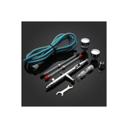 Hseng Dual Action Gravity Feed Airbrush Kit w/ 3 cups