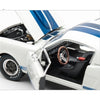 Shelby 1/18 Ford Mustang GT350R Racing - White / Blue
