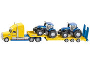 Siku 1805 Truck with 2 New Holland Tractors