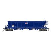 Southern Rail HO WGSY Grain Hopper AWB Dark Blue As Built 3 Pack 02001-U 02002-G 02003-P - Metro Hobbies