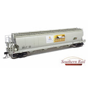Southern Rail HO XGAY Grain Hopper ATN Access As Built 3 Pack 0007-U 0008-G 0009-P - Metro Hobbies