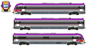 Southern Rail HO VLocity 3 Car Set V/Line VL45 Purple Red Yellow w/ Quiet Car Markings - Metro Hobbies