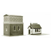 Superquick A08 OO/HO Water Tower and Weighbridge Card Kit | Metro Hobbies