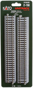 Kato 2-150 HO Unitrack Straight Track 246mm 4 Pack