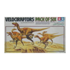 Tamiya 60105 Velociraptors Dinosaur Diorama Pack of Six