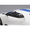 Topspeed 1/18 Gord GT Frozen White with Lightning Blue Stripe*