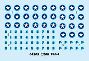 Trumpeter 04205 1/200 F4F Wildcat