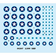 Trumpeter 04207 1/200 SBD Dauntles