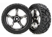 Traxxas 2479R Tyres and Wheels Assembled