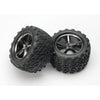 Traxxas 5374A T-Maxx Wheels and Tyres Assembly