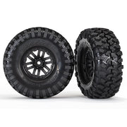 Traxxas 8272 Tyres & Wheels Ass Glued 2pcs