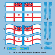 Trumpeter 03710 1/200 HMS Hood
