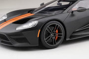 Topspeed 1/18 Ford GT Matte Black with Competition Orange Stripe