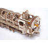 Ugears 70012 Steam Locomotive with Tender and Track Roughly 50cm 443pc