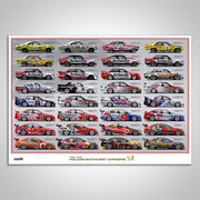 Authentic Collectibles Holden Bathurst Winners 50th Anniversary Print