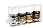 Vallejo 70199 Model Color Liquid Gold Set 4 Box Set