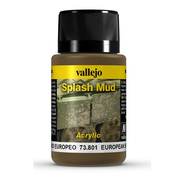 Vallejo 73801 Weathering Effects European Splash Mud 40ml