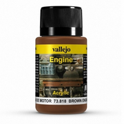 Vallejo 73818 Weathering Effects Brown Engine Soot 40ml