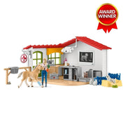 Schleich 42502 Veterinarian Practise with Pets